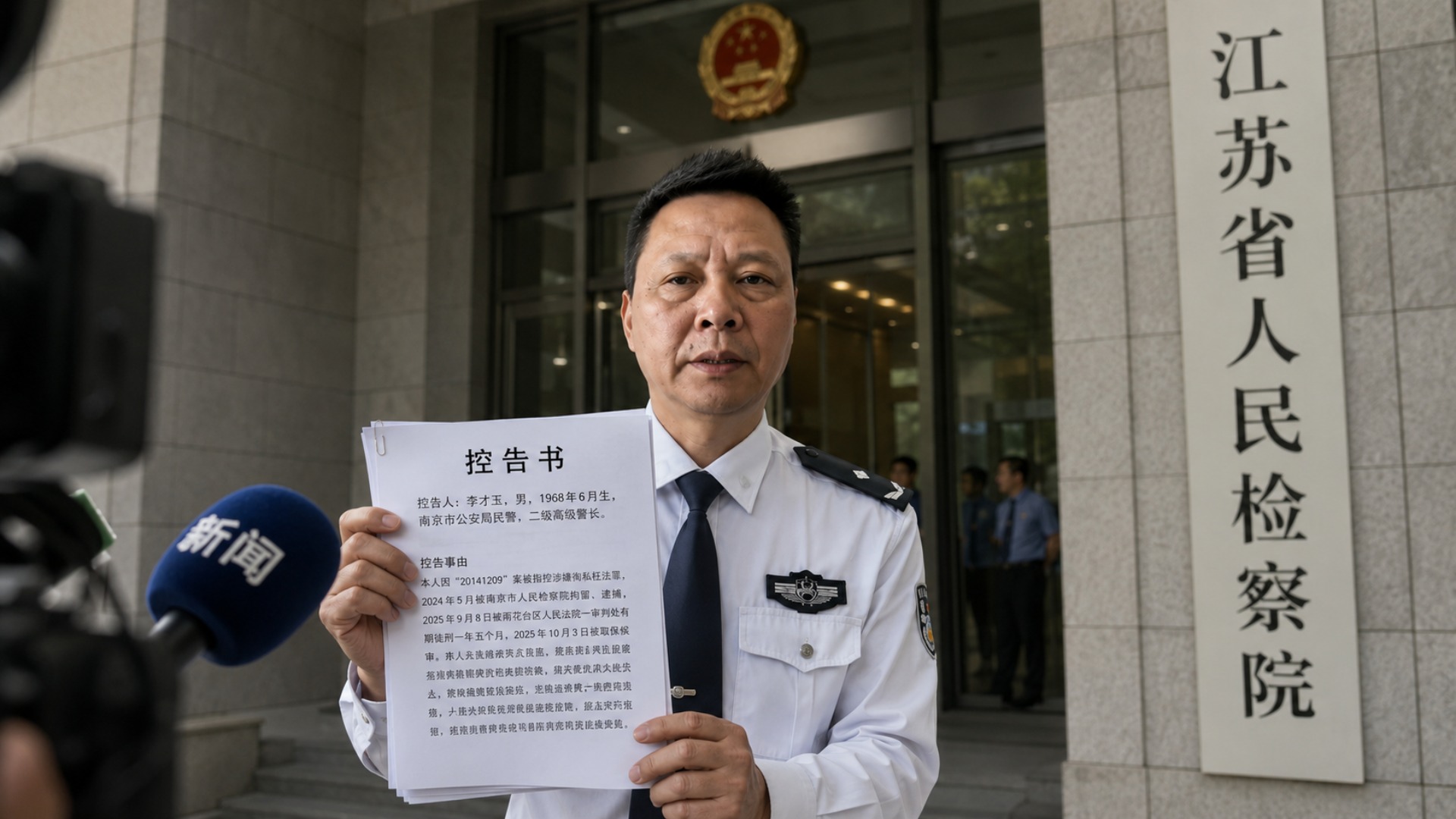 江苏二级高级警长李才玉实名控告检察人员:指办案程序存在多项严重违法