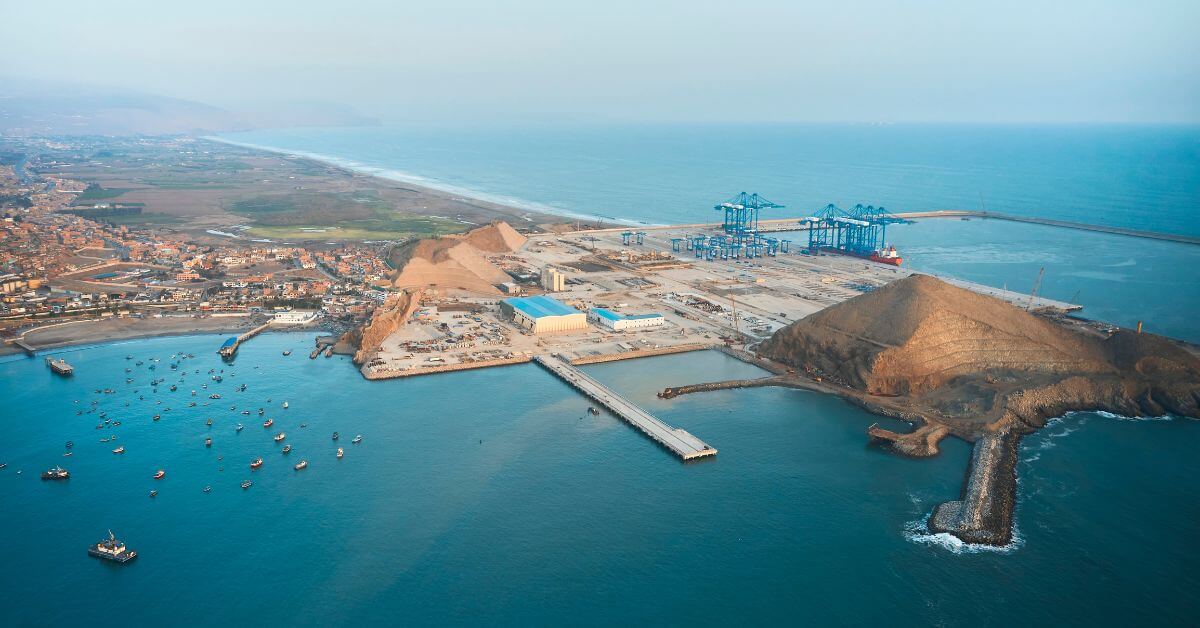 秘鲁钱凯港。中国中远海运参与港口开发和运营|来源:Marine Insight