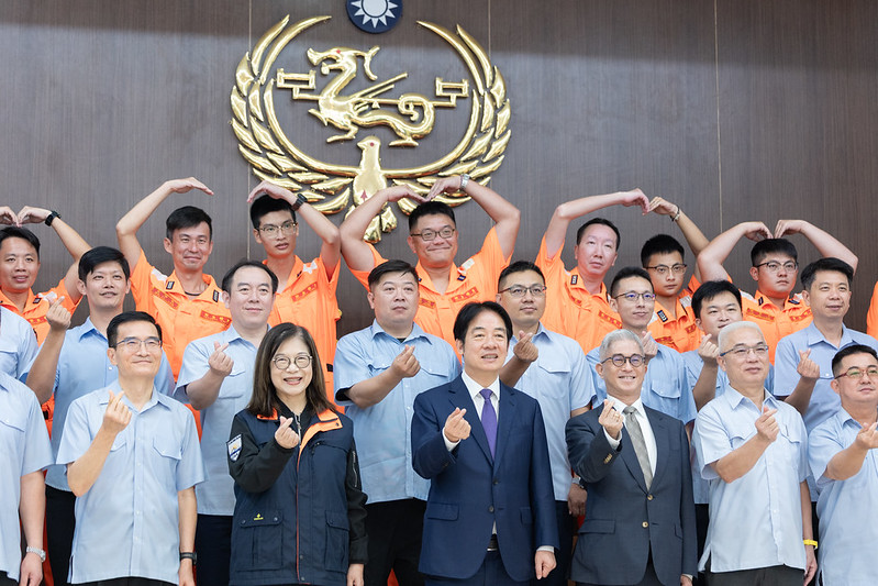 资料图:台湾资通电军指挥部成军典礼|来源:中华民国总统府