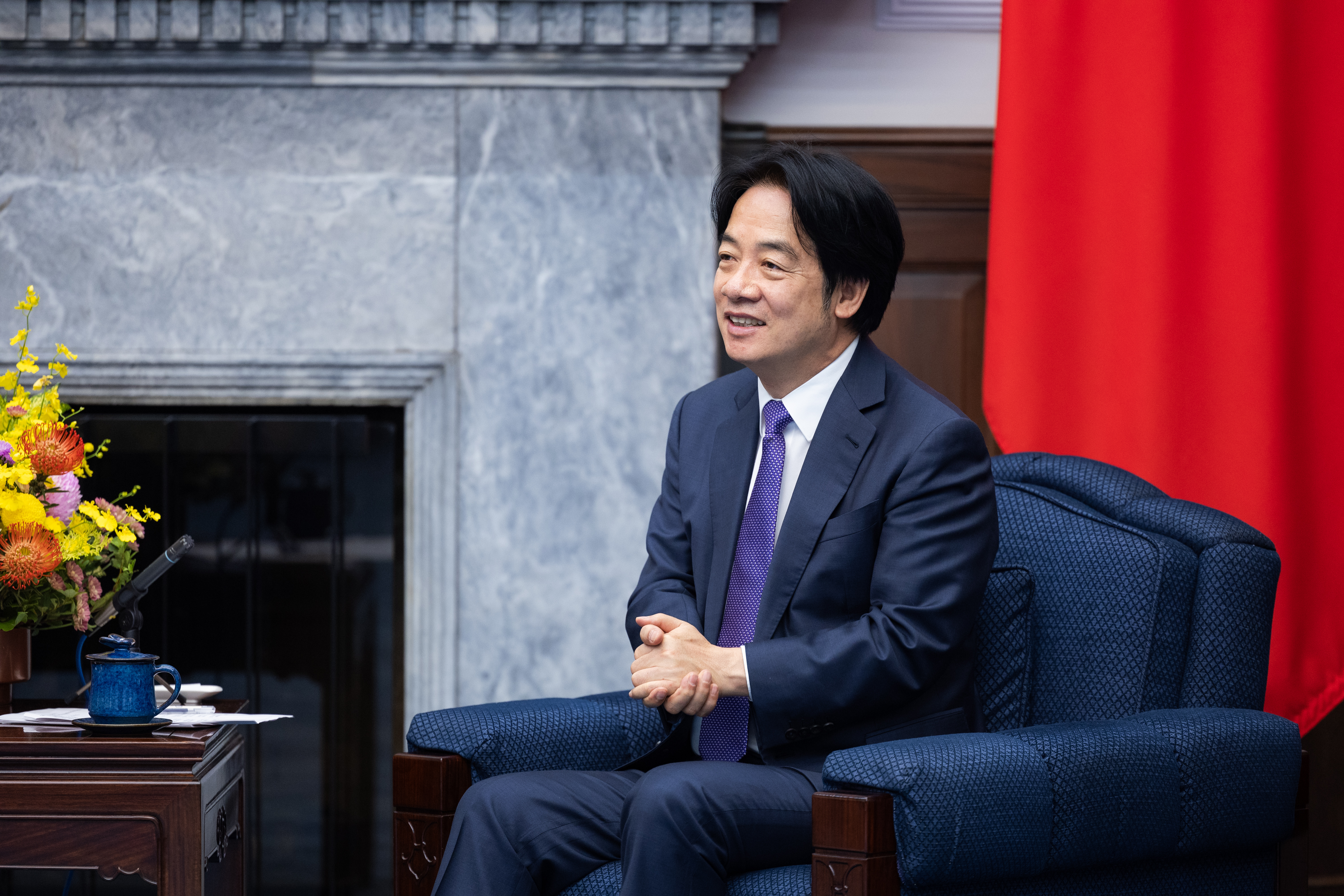 台湾总统赖清德资料照。台湾正把民主制度与半导体供应链安全捆绑为对外合作筹码,对冲北京长期推动的外交封锁|来源:中华民国总统府 / Wikimedia Commons