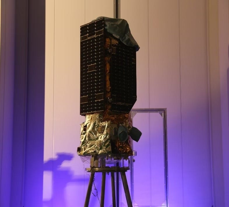 TEE-01B遥感卫星模型。公开资料显示,该型卫星具备亚米级光学遥感能力|来源:China in Space