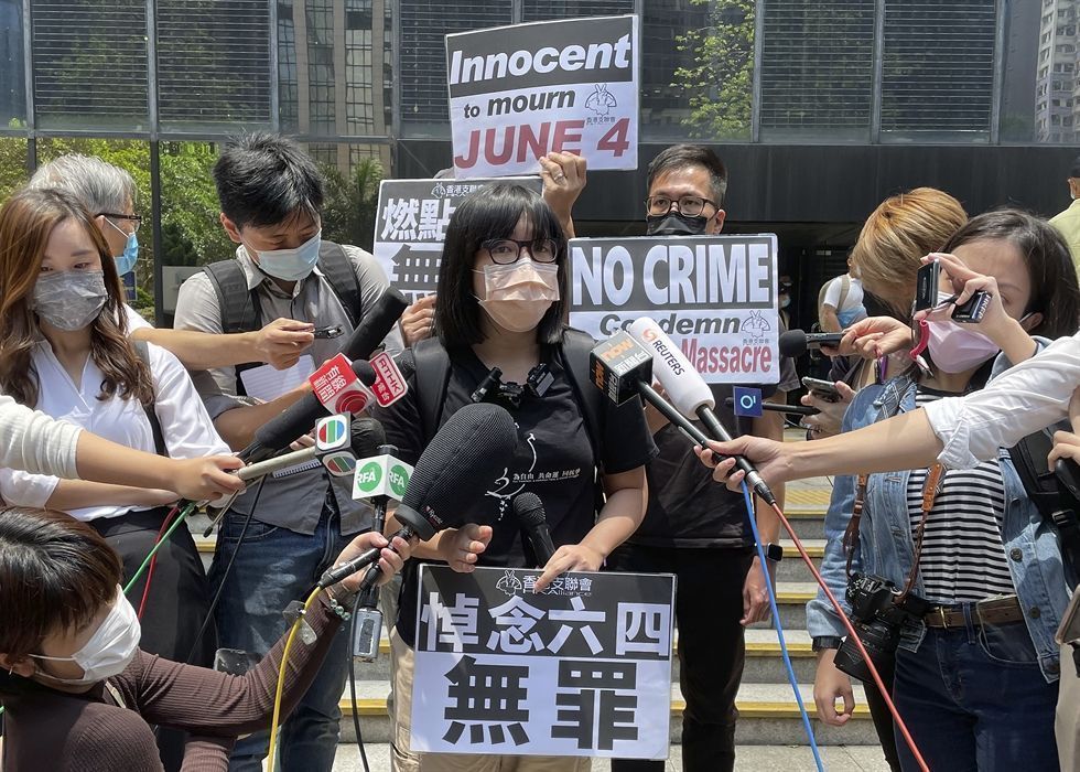 邹幸彤资料图。2026年9月11日,她在香港支联会国安案中被判监七年三个月|来源:The Korea Times