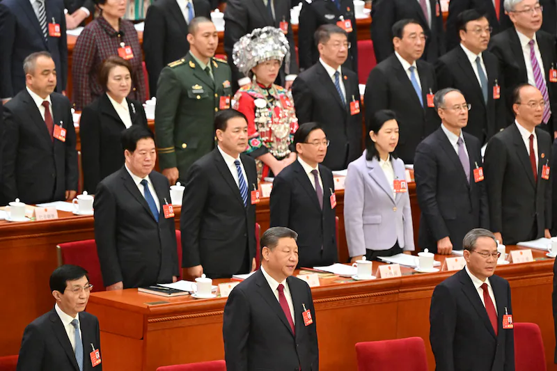 习近平出席全国人大会议资料图|来源:AFP / Radio Free Asia