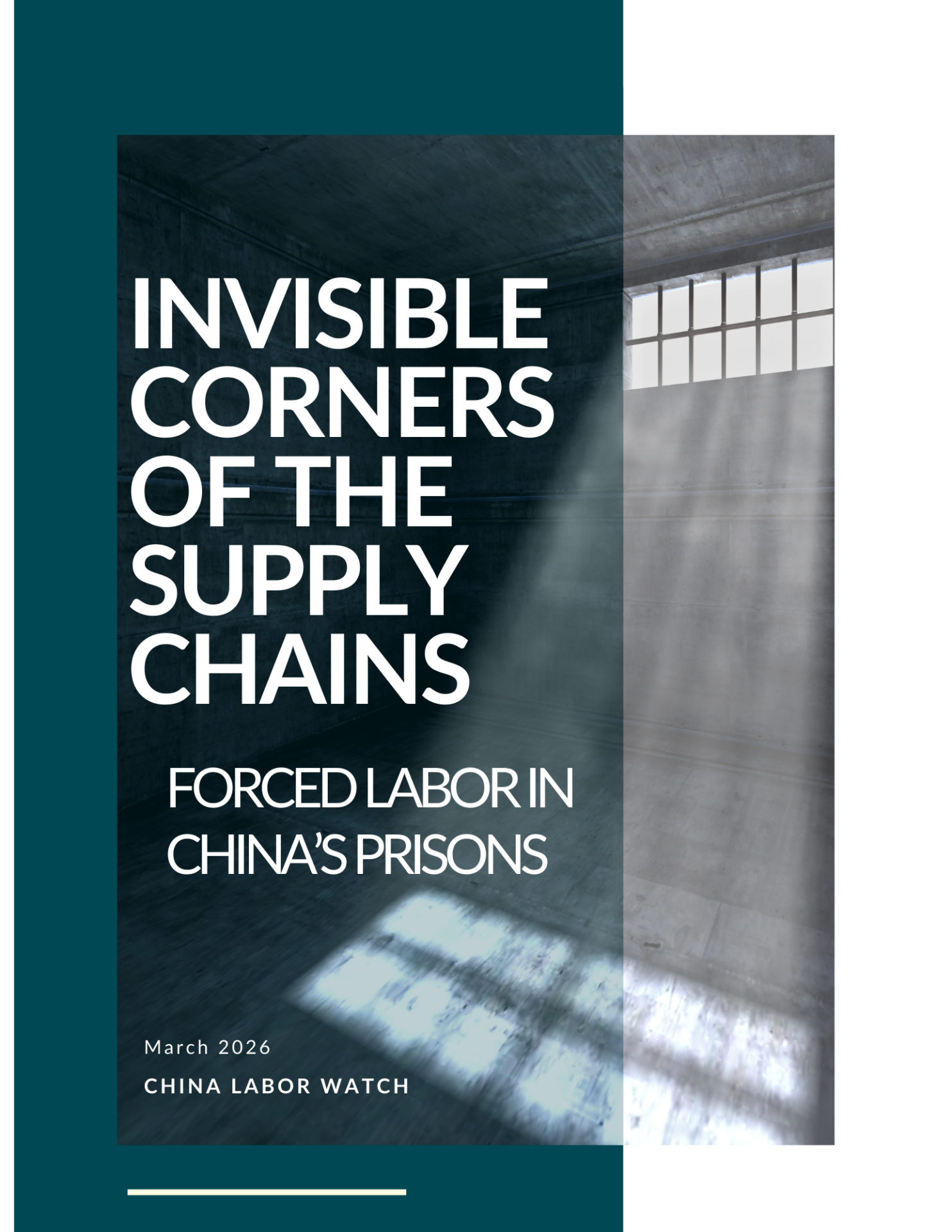 中国劳工观察2026年发布《中国监狱里的强迫劳动》调查报告,聚焦监狱企业、计分考核、减刑假释与供应链外包之间的关系|来源:China Labor Watch