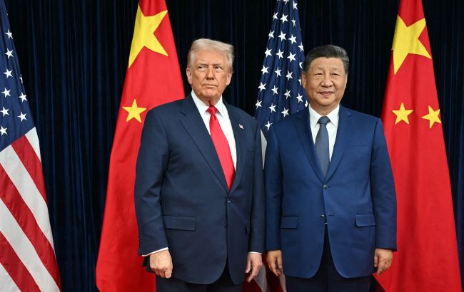 特朗普与习近平2025年在韩国釜山会晤,资料图|来源:Getty Images / RBC Ukraine