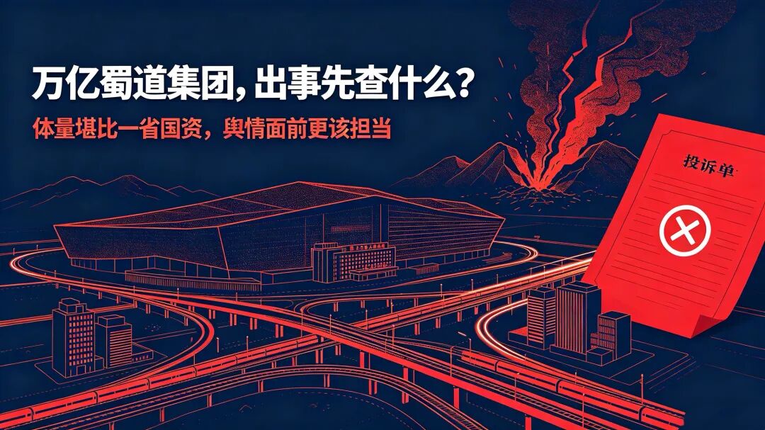 万亿国企川蜀集团面对滑坡事故先忙着投诉删帖