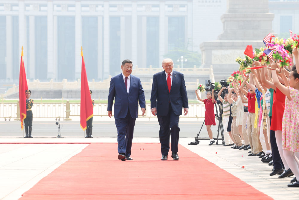 习近平与特朗普2026年5月在北京会晤资料图｜来源：新华社／广州日报新花城