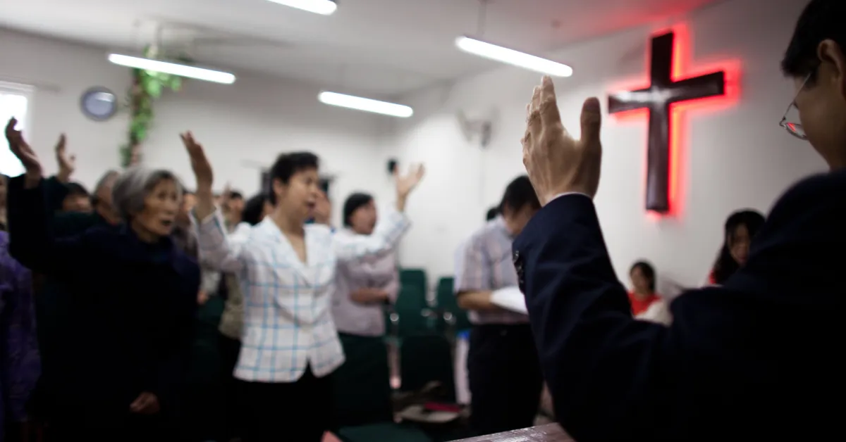 北京家庭教会聚会资料图,非佳全教会此次事件现场|来源:Christianity Today