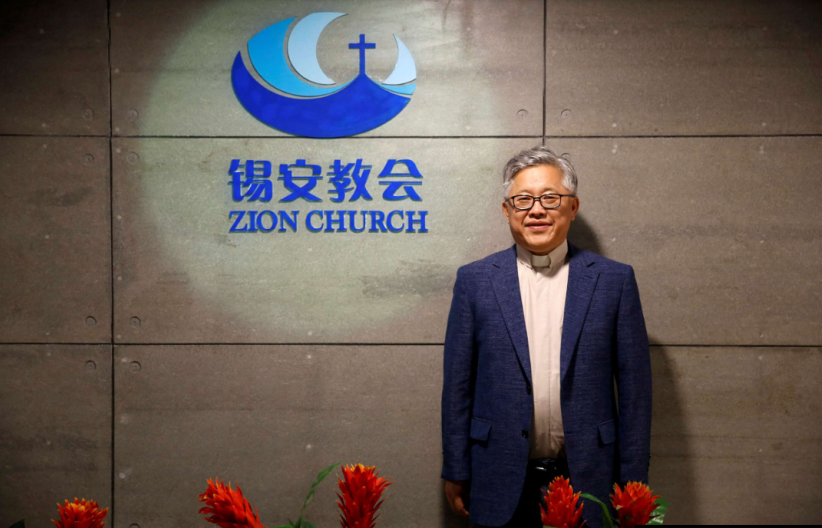 北京锡安教会主任牧师金明日。资料图,Reuters/基督日报|来源:基督日报,图片标注Reuters/达志影像