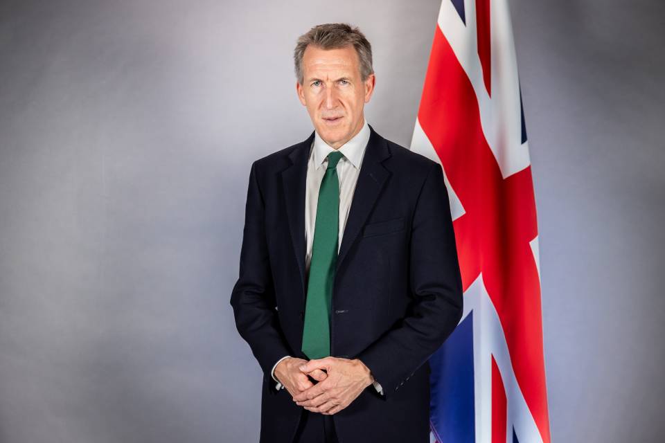 资料图:英国安全事务国务大臣Dan Jarvis。来源:英国政府|来源:UK Government / Home Office